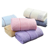 PURE COLOR COTTON QUALITY FLOWER THICK WOOL TOWEL_CWMM2299