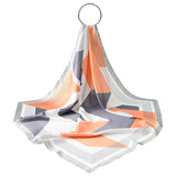 STRIPED SATIN SCARF 70CM CHIC SUMMER SUN WRAP_CWASC1153