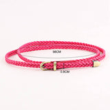 Vintage Woven Slender Belt For Dresses_Cwabe0189