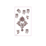 REALISTIC BROWN HENNA TATTOO STICKERS WATERPROOF_CWMM8347