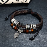FASHIONABLE AND CREATIVE LEAF PENDANT BRACELET_CWMM4458