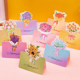 THREE DIMENSIONAL BOUQUET FLOWER GREETING CARD_CWMM1029