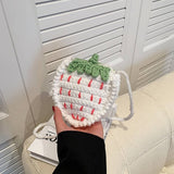 CUTE CASUAL MINI STRAWBERRY CROSSBODY BAG_CWAB2402