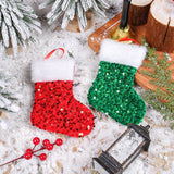 NEW PLUSH WHITE EDGE SEQUINED CHRISTMAS SOCKS_CWMS1439