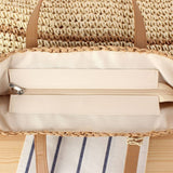 2024 NEW STYLE STRIPED ARMPIT STRAW BAG_CWAB2027