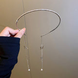 RETRO LOVE TWIST PEARL HEADBAND_CWAHA0829