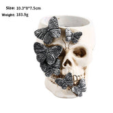SCARY SKULL HAND RESIN CANDLE HOLDER DECOR_CWMM9862
