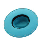 MEN WOMEN WOOL BLEND FEDORA HAT HEART TOP_CWAH04376