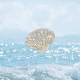 Sea Shell & Lobster Hair Claw, Ocean Animal Clip_Cwaha07131