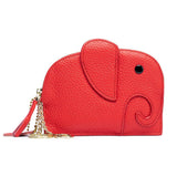 GENUINE LEATHER ELEPHANT MINI CREATIVE WALLET_CWAB3891
