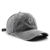 Cwah3240_Sunflower Embroidered Baseball Cap