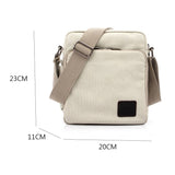 SIMPLE LEISURE TRAVEL CANVAS BAG SHOULDER BAG_CWAB1272
