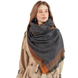 Women Classic Scarves Soft Chunky Shawl Wrap