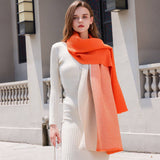 DOUBLE SIDED CRINKLE SCARF ELEGANT WINTER WRAP_CWASC0208