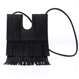 Women Fashion Fringe Purses Crossbogy Bag_Cwab0801