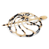 ACETATE PLATE HAIRPIN LEOPARD PRINT HAIRPIN_CWAHA4227