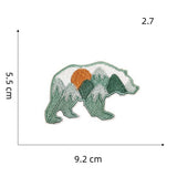 NEW OUTDOOR COLORFUL BEAR EMBROIDERED PATCH_CWMM4024