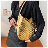 HAND WOVEN BAG STYLISH STRAW ARMPIT BAG FOR WOMEN_CWAB1913