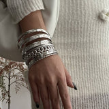 Vintage Stacking Bohemian Alloy Bracelet Set_Cwmm3096
