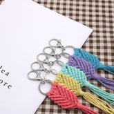 HANDCRAFTED BRAIDED KEY RING KEYCHAIN_CWMM1580