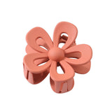 Matte Acrylic Flower Hair Claw Clip For Women_Cwaha07298