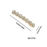 Sparkly Single Row Hair Clip Sunflower Spring Clip