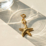 STAINLESS STEEL JEWELRY ACCESSORIES STARFISHPENDANT_CWMM4679