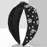 FOOTBALL BASKETBALL DECORATED PEARL HEADBAND_CWAHA2548