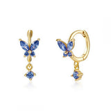 MULTICOLOR BUTTERFLY SIMPLE TEMPERAMENT EARRINGS_CWAJE1721