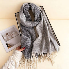 Colorblock Cashmere Feel Soft Warm Tassel Scarf_Cwasc03242