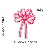 NEW PINK BOW SERIES EMBROIDERED PATCHES_CWMM4019