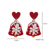 CHRISTMAS CARTOON SWEET DESIGN EARRINGS_CWAJE1837