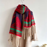 AUTUMN WINTER LONG SCARF THICK COZY WRAP_CWASC0974