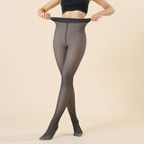 PLUS SIZE WARM NUDE SHEER LEGGINGS WITH STIRRUP_CWMM8968