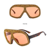 FASHIONABLE LARGE FRAME DIAMOND SUNGLASSES_CWASG0862
