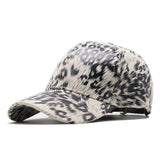Womens Leopard Print Baseball Cap - Sun Hat Cwah1091