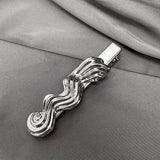 METAL ROSE HAIRPIN SIDE BANGS DUCKBILL CLIP_CWAHA4646