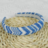 NEW RAFFIA PP STRAW PADDED HIGH CROWN HEADBAND_CWAHA6341