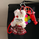 CUTE TWIST STICK RABBIT KEYCHAIN FOR STRESS RELIEF_CWMM7831