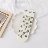 Women Thin Fruit Print Ice Socks_Cwms0423