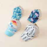 Women Floral Ponytail Visor Baseball Cap_Cwah1405