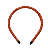 ELEGANT SIMPLE PU LEATHER WOVEN HEADBAND_CWAHA6343