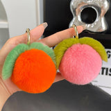 CUTE LITTLE PEACH CAR KEYCHAIN BAG PENDANT GIFT_CWMM2536
