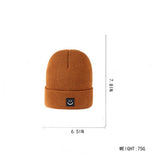 CHILDRENS SMILEY BABY ALL MATCH CUTE KNITTED HAT_CWAH1749