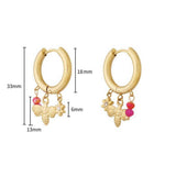 SUMMER OCEAN COLLECTION GOLD EARRINGS_CWAJE5120