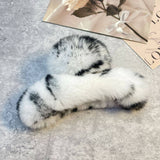 REX RABBIT FUR CLAWS ELEGANT MIXED COLOR CLIPS_CWASC1591