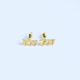 DECEMBER BIRTHSTONE STUD EARRINGS VINTAGE GIFT_CWAJE5111