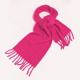 SOFT WOOL BLEND SCARF UNISEX WINTER SOLID WRAP_CWASC2349