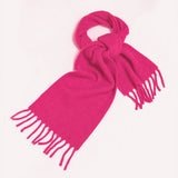 SOFT WOOL BLEND SCARF UNISEX WINTER SOLID WRAP_CWASC2349
