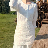 HALF BODY FLORAL HOME CAFE WORK APRON_CWMM5808